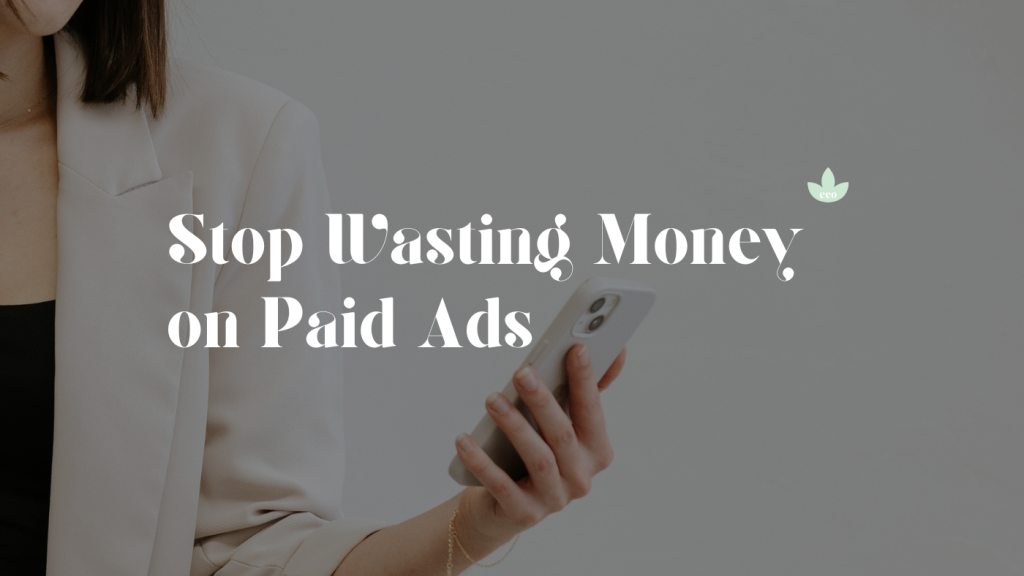 stop wasting money on paid ads